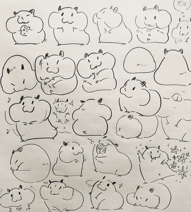 デフォルメれんしゅ🐹 
