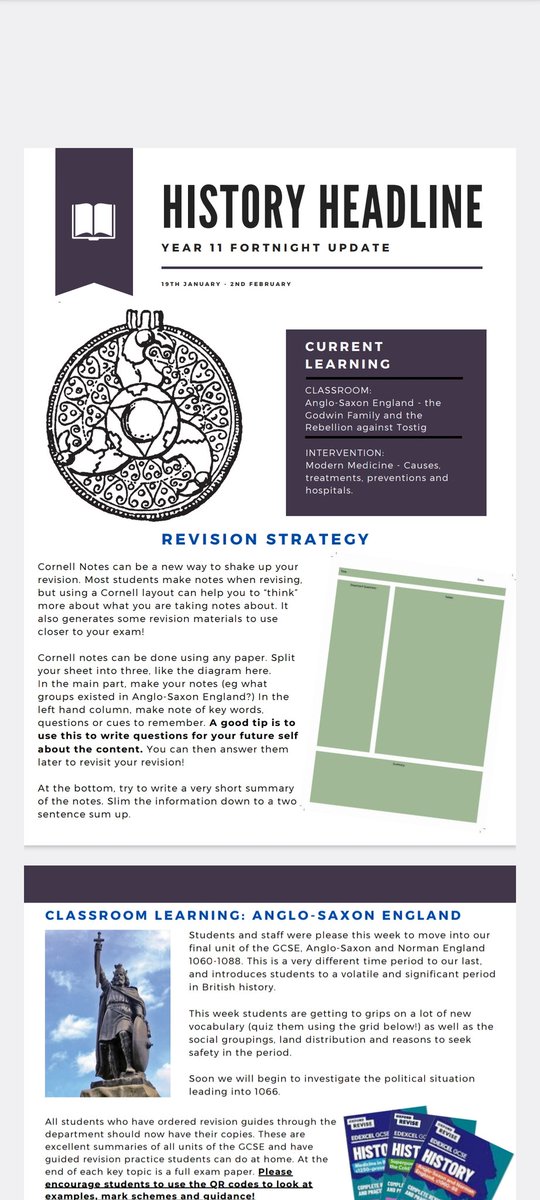 ClassAcademic's tweet image. I&apos;ve enjoyed this regular communication with our families this year, its helped those difficult conversations no end. #historyteaching #edexcelgcsehistory #edutwitter