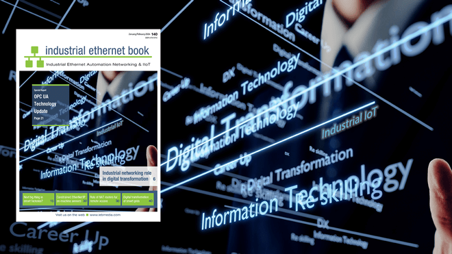 January/February 2024 Industrial Ethernet Book iebmedia.com/ebooks/january… The January/February 2024 issue presents in-depth coverage of Digital Transformation (DX) and OPC UA, along with Industrial Ethernet machine control networking. #DigitalTransformation #industrialethernet