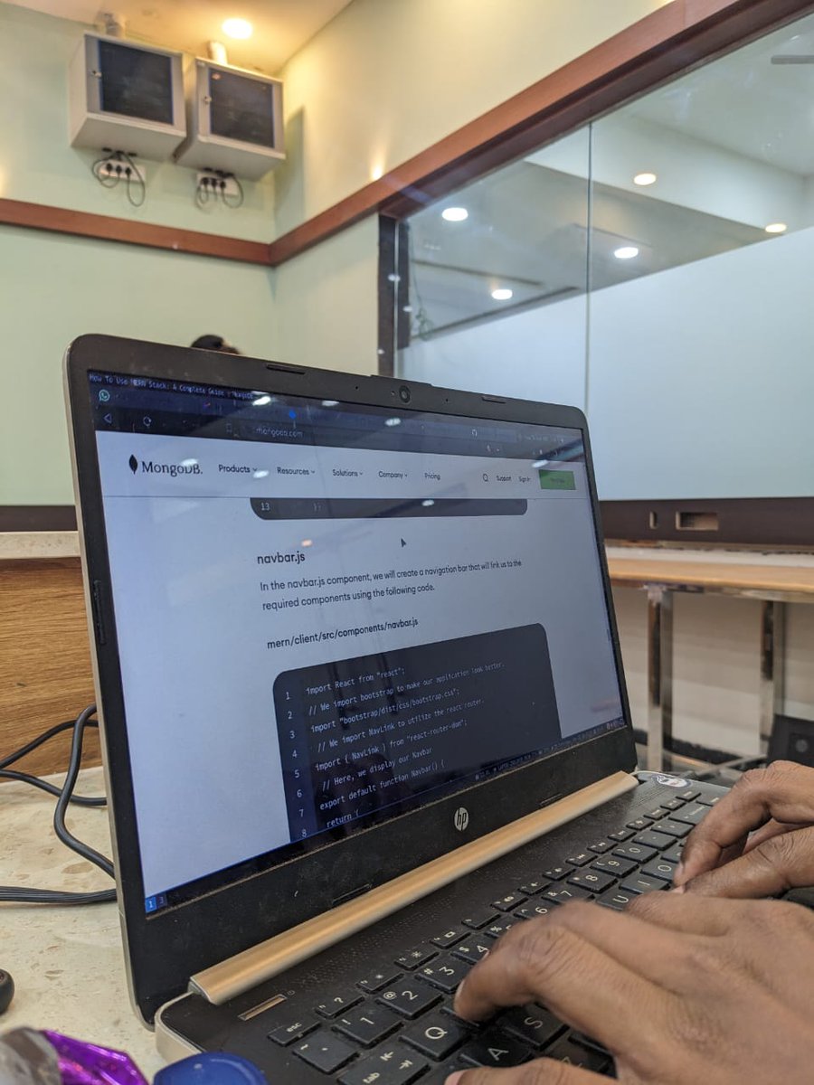 Hacking straight from <a href="/frosthackshyd/">Frost Hacks</a>  with team✨👨‍💻