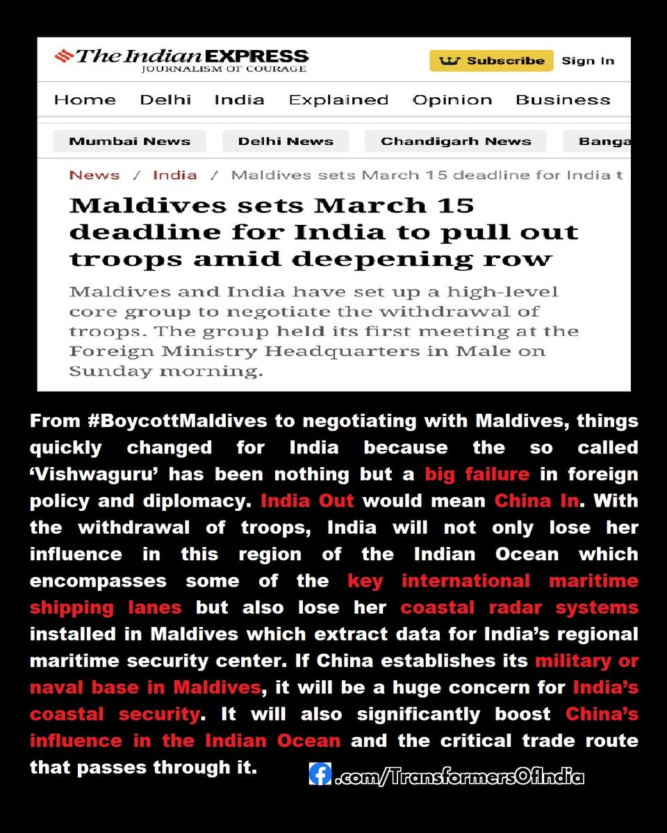 Modi's megalomaniac PR & his army of IT cell trolls have ruined India's long standing ties with Maldives #IndiaMaldivesRow #IndiaMaldivesRelations #EAMJaishankar #SJaishankar #ModiGovernmentForeignPolicy #IndiaOutChinaIn #ModiFailsIndia