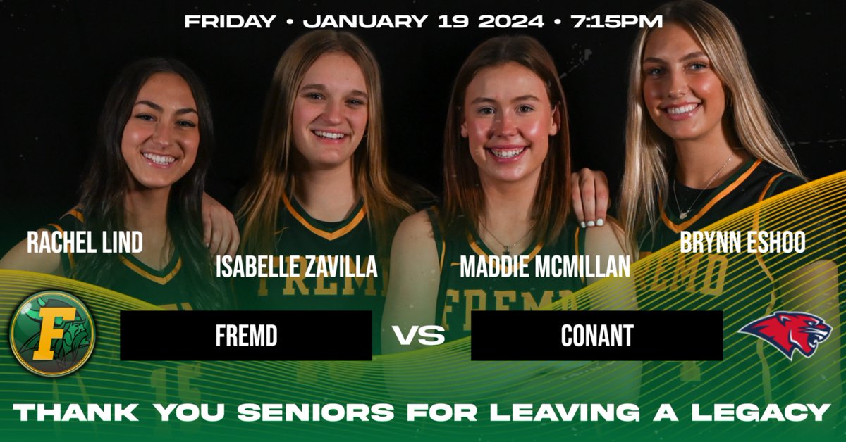 Congrats to our Seniors for a great win at home vs Conant!

#leavealegacy