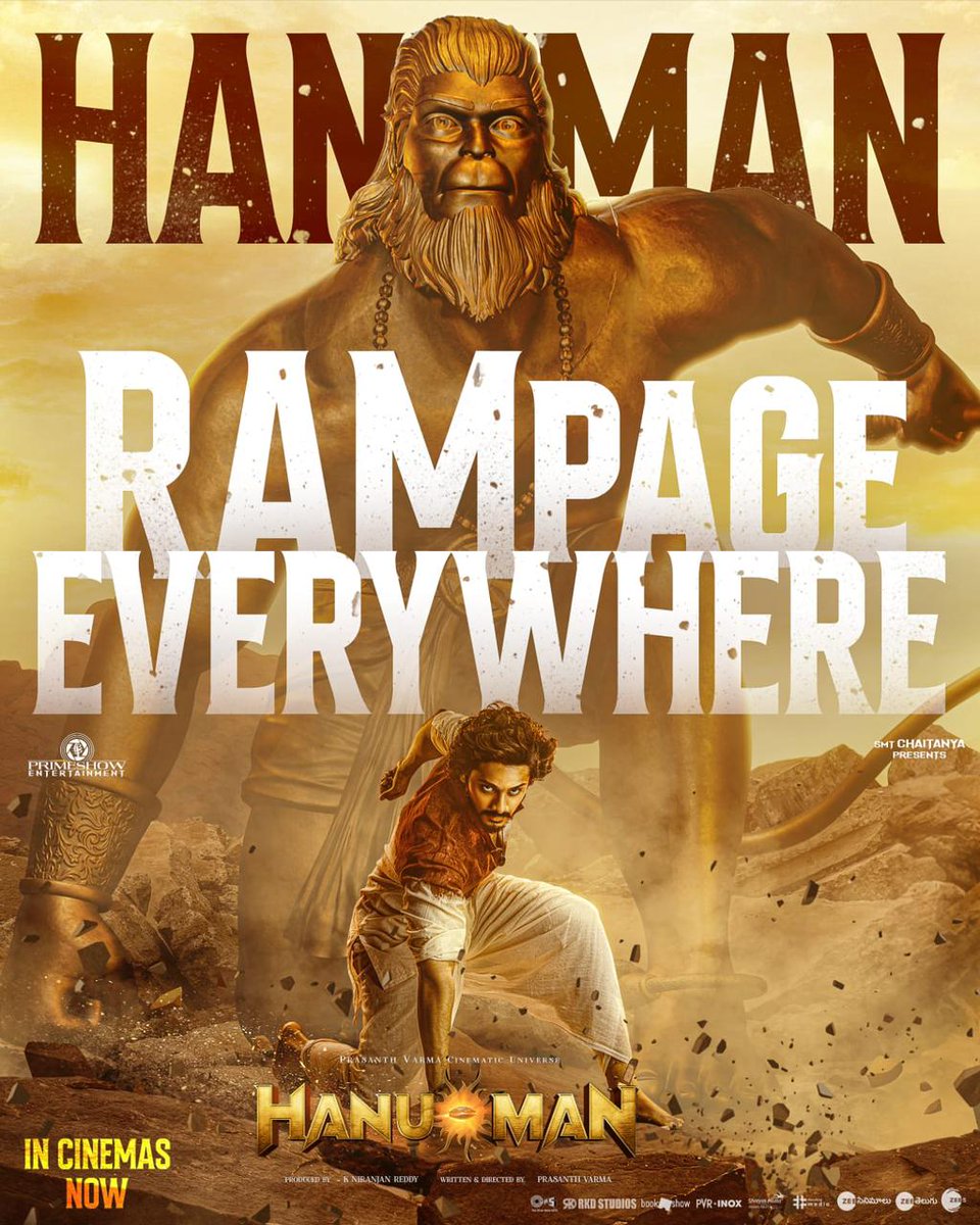 yeswanthyenni's tweet photo. My Eyes drenched with tears🥺 
My Heart kneels🛐 
My Soul bows🙌
To the Entire Film #Hanuman &amp; Team.... My Life was just "Awestruck" for a moment!🚩 #HanuManRAMpage 
@tejasajja123 &amp; @PrasanthVarma Anna, you both truly deserve all the Love😍 n Success 🔥 
GLORY TO HANUMAN✊ https://t.co/tqppAO0XLV