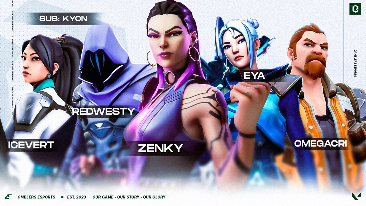 Ecco il nostro team di Valorant che competerà in #BTL, forza ragazzi!💚🖤🃏