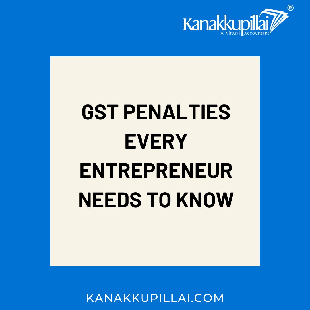 Kanakkupillai7's tweet photo. Attention entrepreneurs! ⚠️ GST Penalties Demystified Stay ahead of the game and avoid costly mistakes 💸
Check out us: https://t.co/tOm42S6gcp
Contact us: https://t.co/wwZuGw6s8K
#entrepreneurlife #GST #gstregistration #gstreturns #gstindia #gstpenalties #gstknowledge https://t.co/9g054lPtkw