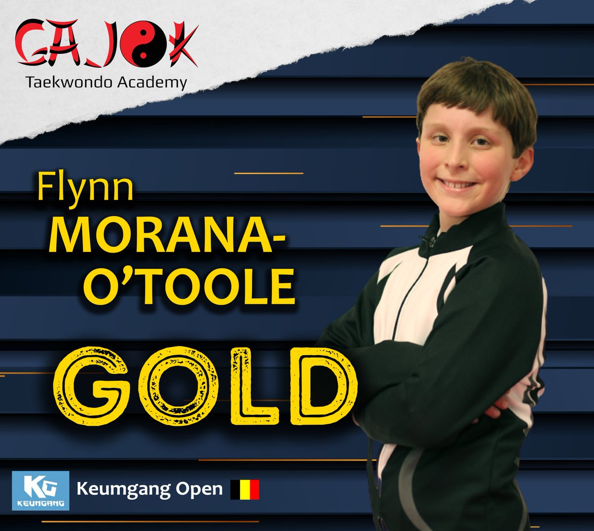 Flynn takes gold at the Keumgang Open 🥇👏😍