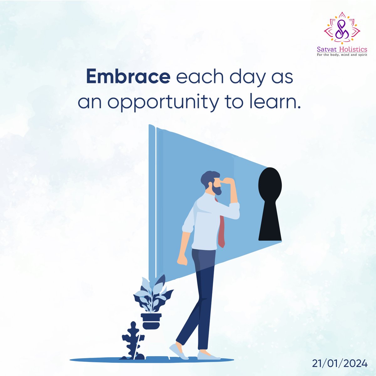 SatvatHolistics's tweet image. Embrace each day as a canvas of endless opportunities to learn, grow, and thrive. 🌱📚

#satvatholistics #DailyLearning  #dailyopportunities #InspirationDaily #DailyThoughts #PositiveMindset #thoughtsoftheday #Mindfulness  #OpportunityAwaits #sundayfunday #wellbeing  #meditation