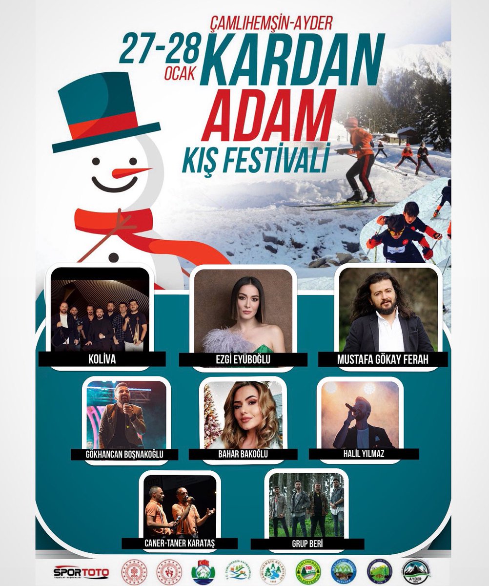 MustafaGkyFerah's tweet photo. 28 Ocak 2024 Pazar günü Çamlıhemşin/Ayder Yaylasında,her yıl düzenlenen Kardan Adam Kış Festivali’nde Konserimizin yapılması planlanmaktadır..
Yakınlarda olan tüm müzik severleri bekliyoruz. Görüşmek dileğiyle inşallah..

📍Rize / Çamlıhemşin / Ayder
🗓️ 28 Ocak 2024 Pazar günü https://t.co/mctntRyfKs