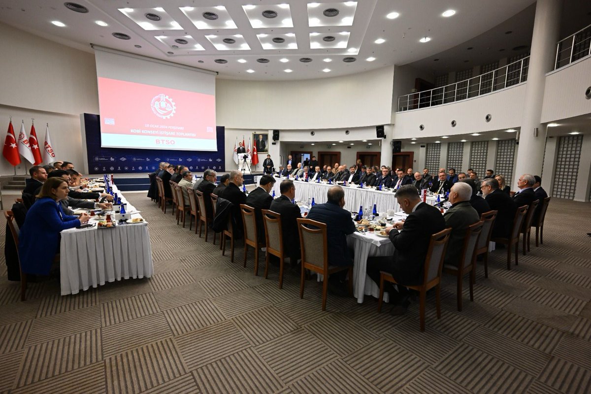 BTSO (@bursatso) on Twitter photo 🏭 BTSO KOBİ KONSEYİ STRATEJİ ARAMA ÇALIŞTAYI GERÇEKLEŞTİRİLDİ
📌 KOBİ Konseyi Strateji Arama Çalıştayı’nın açılış toplantısı Bursa Büyükşehir Belediye Başkanı Alinur Aktaş’ın katılımıyla BTSO Hizmet Binası’nda düzenlendi.
💬 Yönetim Kurulu Başkanımız <a href="/ibrahim_Burkay/">İbrahim Burkay</a>: 🏭 BTSO KOBİ KONSEYİ STRATEJİ ARAMA ÇALIŞTAYI GERÇEKLEŞTİRİLDİ
📌 KOBİ Konseyi Strateji Arama Çalıştayı’nın açılış toplantısı Bursa Büyükşehir Belediye Başkanı Alinur Aktaş’ın katılımıyla BTSO Hizmet Binası’nda düzenlendi.
💬 Yönetim Kurulu Başkanımız <a href="/ibrahim_Burkay/">İbrahim Burkay</a>: