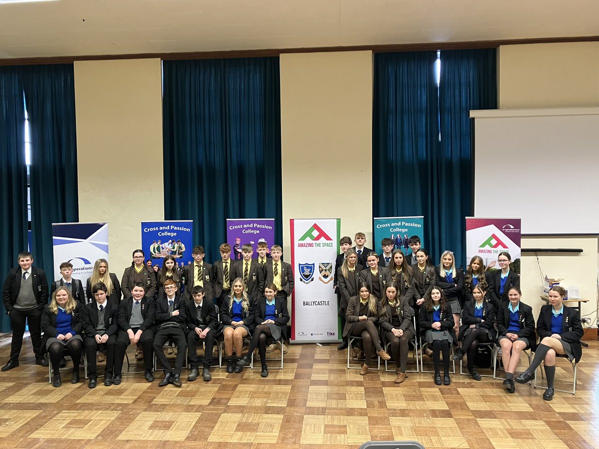 🔵⚫️𝑺𝒉𝒂𝒓𝒆𝒅 𝑬𝒅𝒖𝒄𝒂𝒕𝒊𝒐𝒏 𝟐𝟎𝟐𝟒⚫️🟠 Year 10s at @CpcBallycastle & @BallycastleHigh enjoyed their first collaborative workshop as part of our Shared Ed partnership with @cooperationirl These collaborative lessons on Emigration will include a trip to @EPICMuseumCHQ