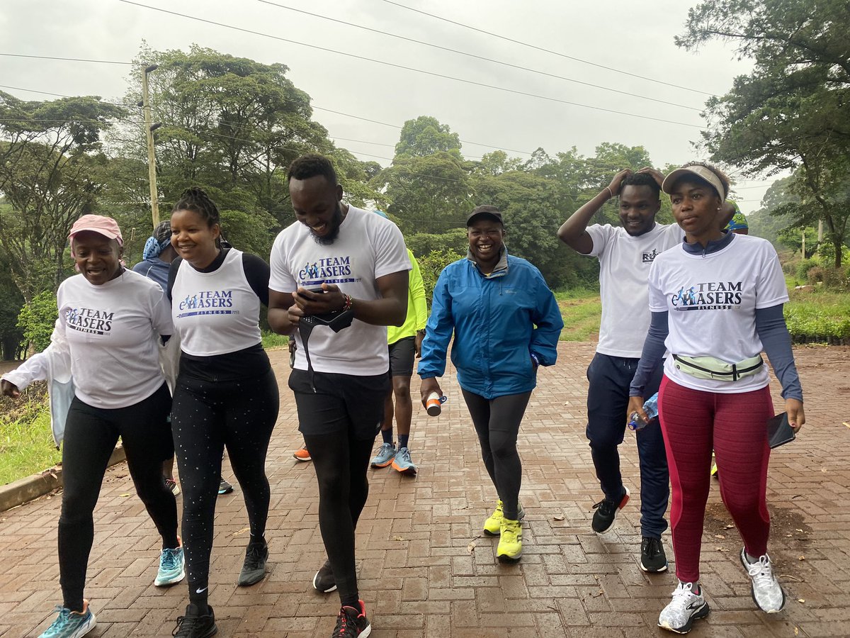 Gg_Munyua's tweet photo. Tumepangaje tunaenda 10km halafu jamaa wa navigation anapiga route ya 21km. Nimehema mbaya! But I made it to 13km polite. It was a pleasure to do it with Team Chasers!
#TeamChasers https://t.co/jKAGExzKSI