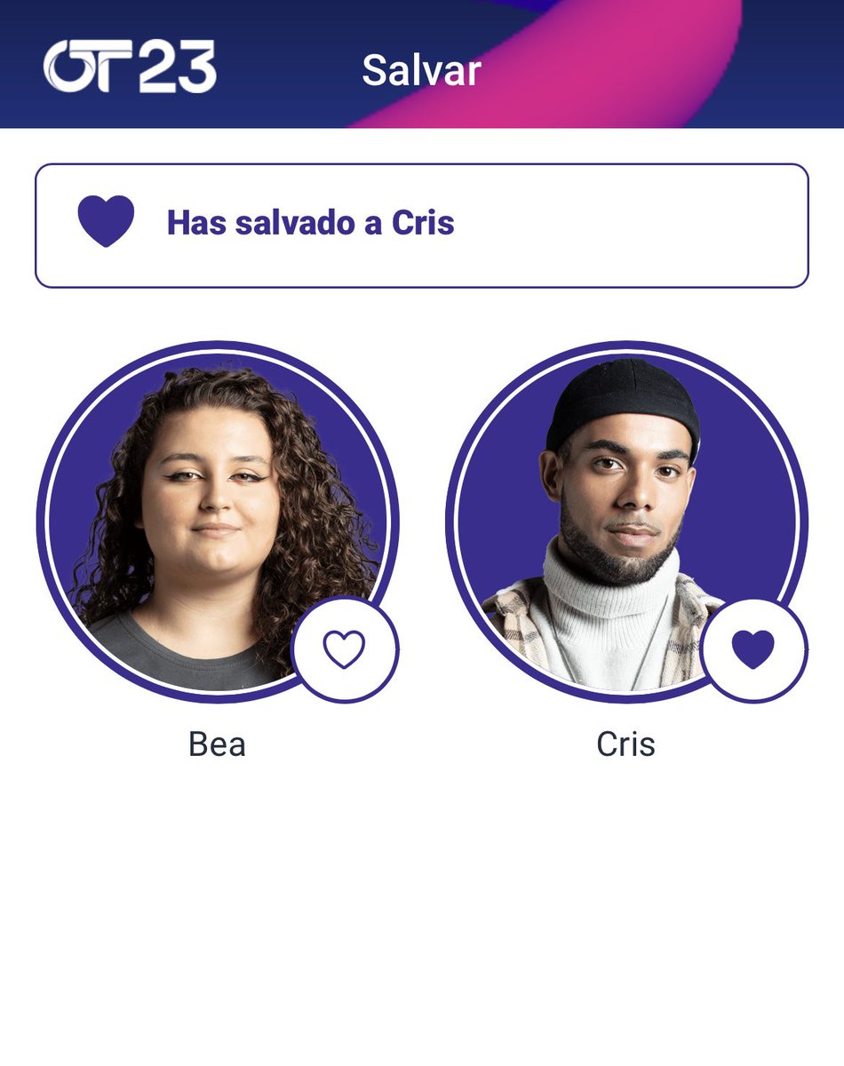 NewsCris_'s tweet photo. HILO DE VOTOS 💖

¡SALVAR CRIS Y LUCAS FAVORITO! #OTDirecto20E https://t.co/c3EkpHuphq