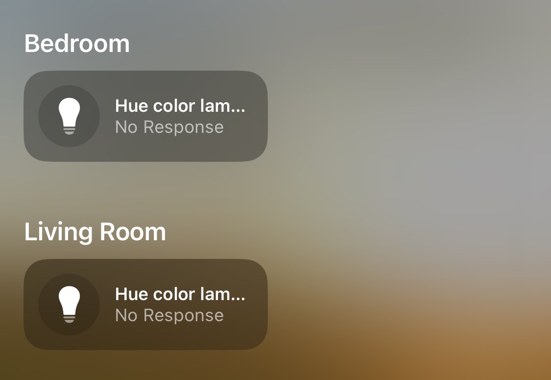 ernestosalce's tweet photo. @tweethue My Hue lamps stop working with Apple Home yesterday. They work on the Hue App but I lost all my automations and integrations. https://t.co/ObdQnhHlK1