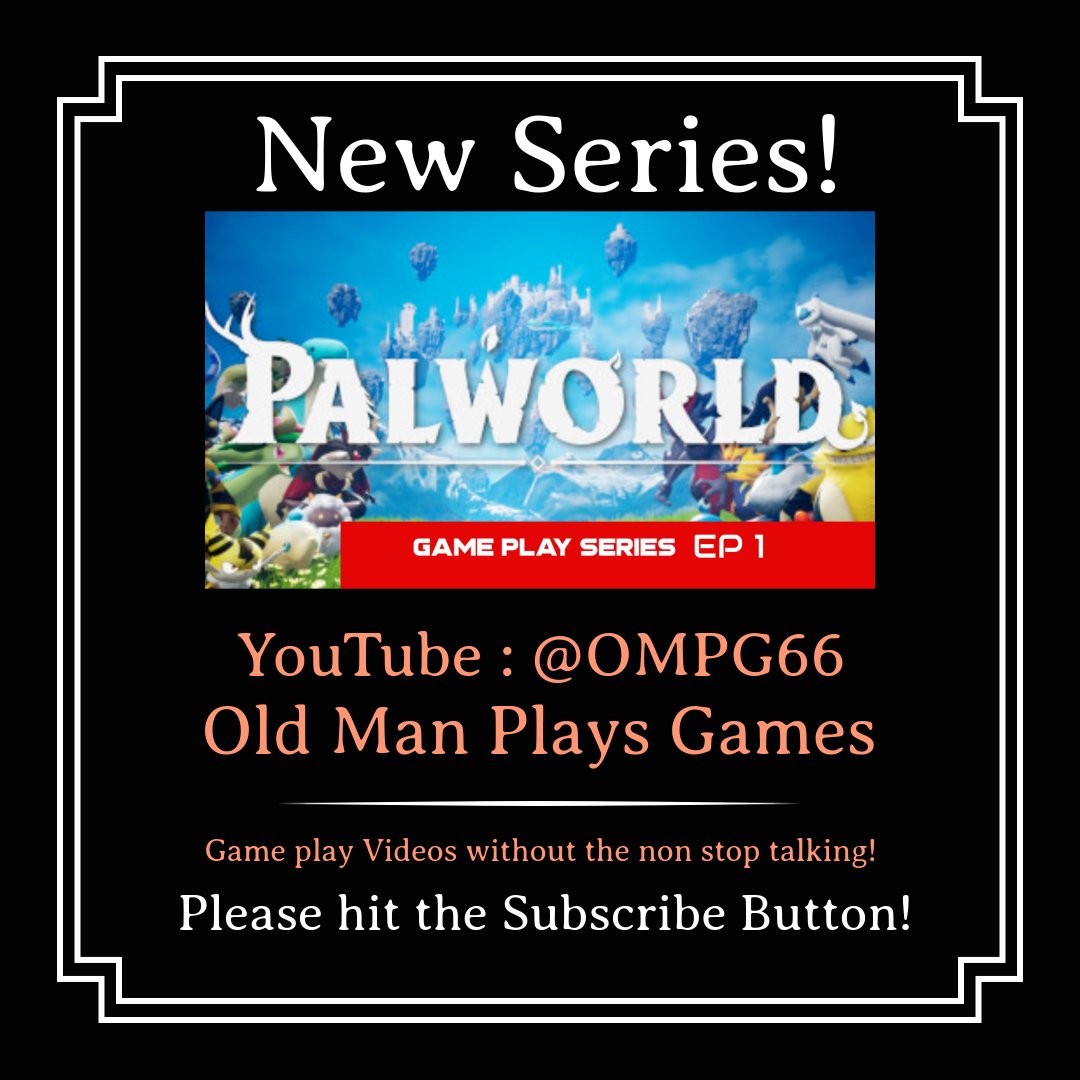 OMPG66's tweet photo. Embark on a mesmerizing journey into the enchanting realm of "Palworld" with our latest gameplay adventure!

 https://t.co/4nzdN0r2cI

#Palworld #GamingAdventure #SimulationGame #CreatureCapture #IndieGame #GamerLife #BuildAndExplore #PalTaming https://t.co/d4F98jxpp8