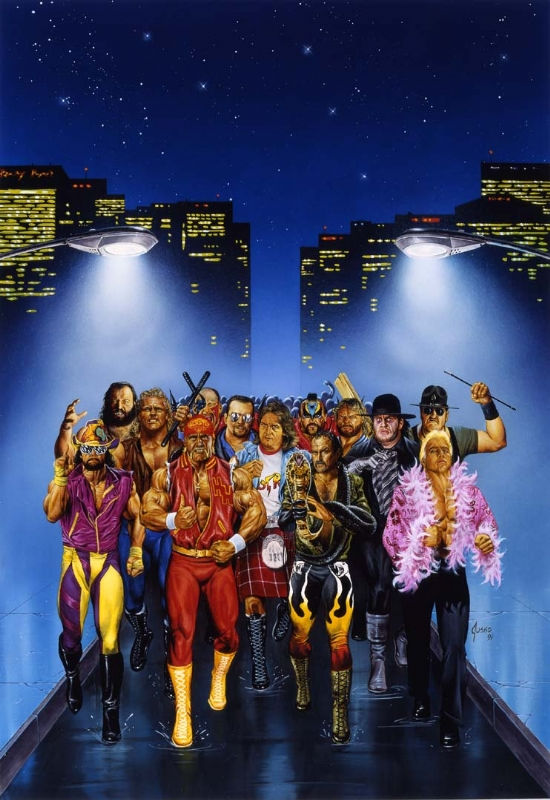 Despite my love of the 92 Rumble, the art for the 91 Rumble poster is ...