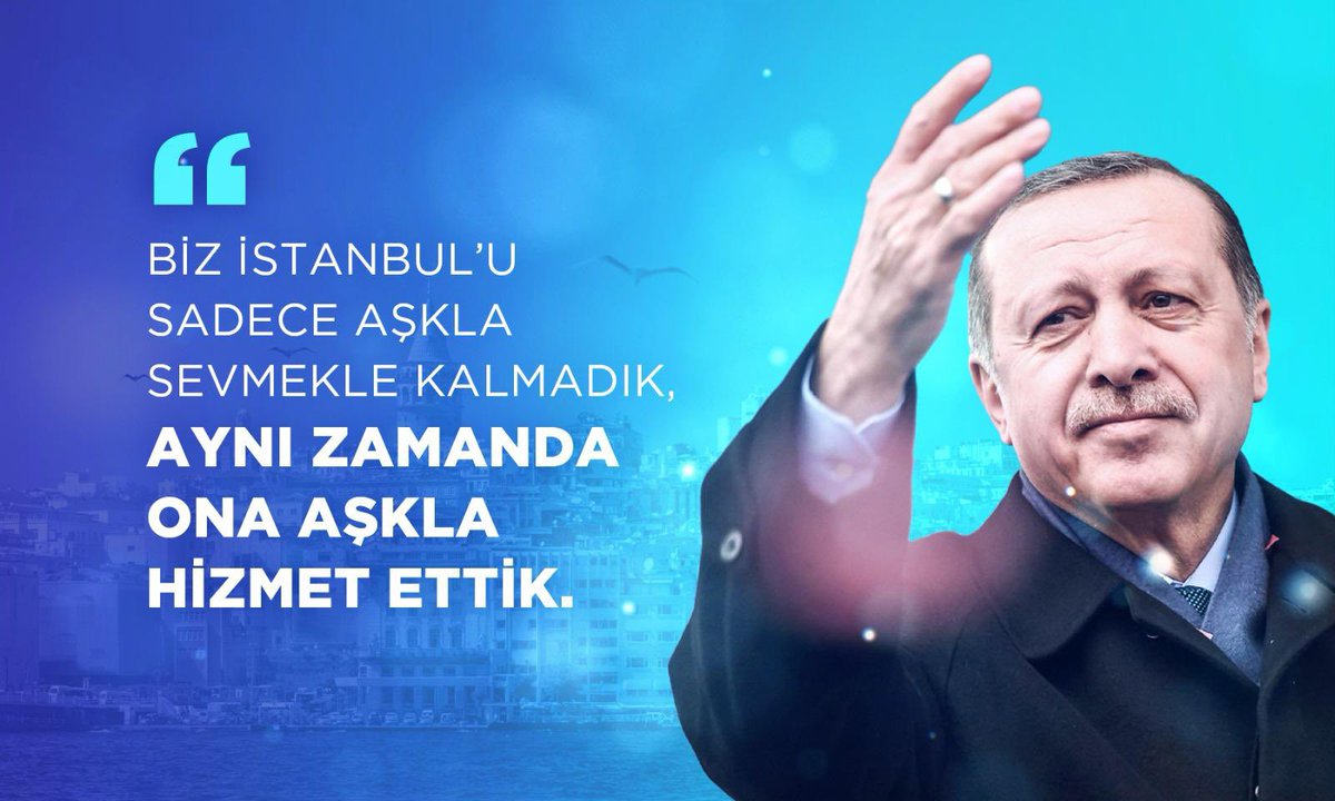 Biz İstanbul’a aşkla hizmet ettik. Etmeye devam edeceğiz.  #İstanbulHazırİstanbulKararlı