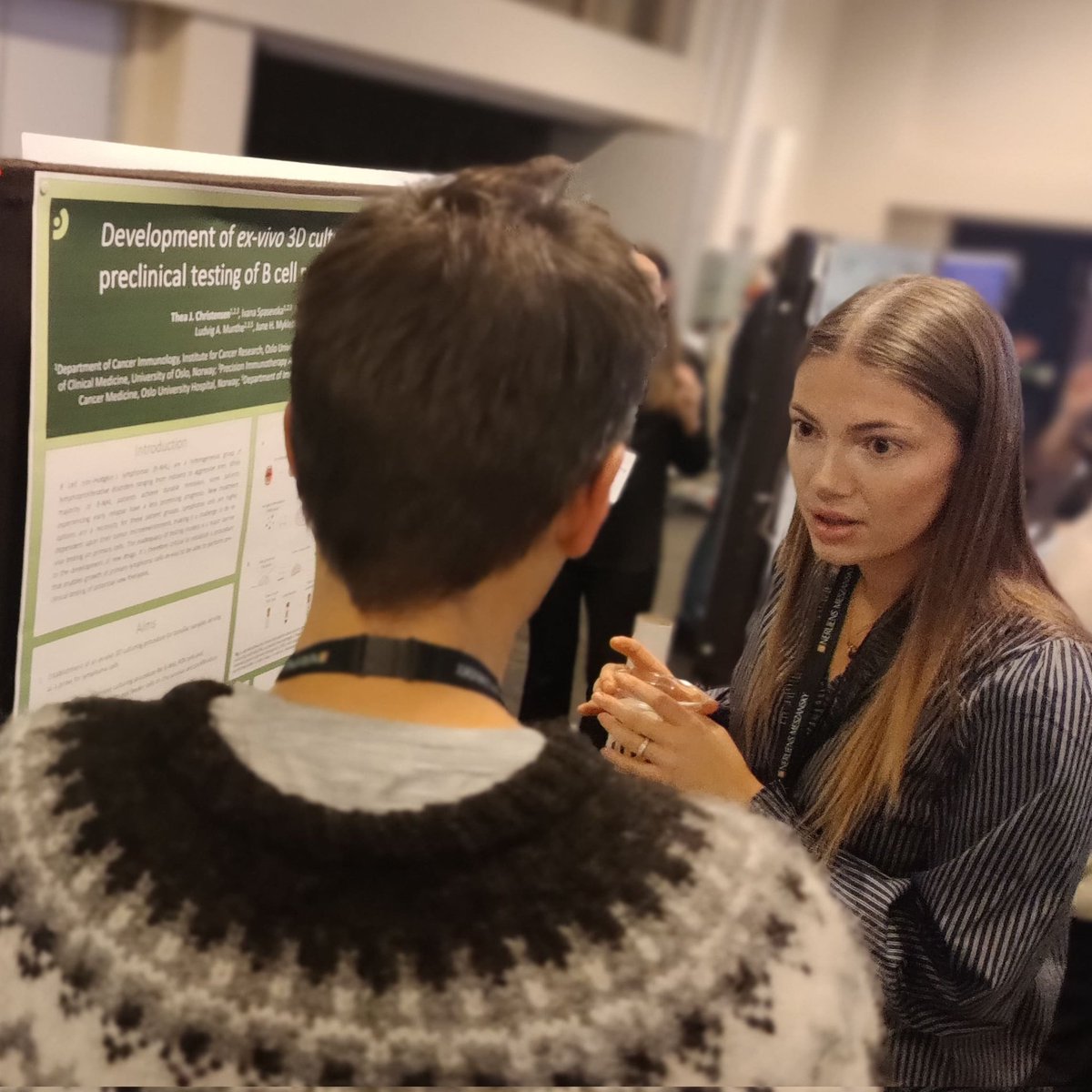 KanutteH's tweet photo. The @LabMyklebust is making an impact at the NBS Contact Meeting with two posters and two oral presentations. https://t.co/7aHUXS4nan