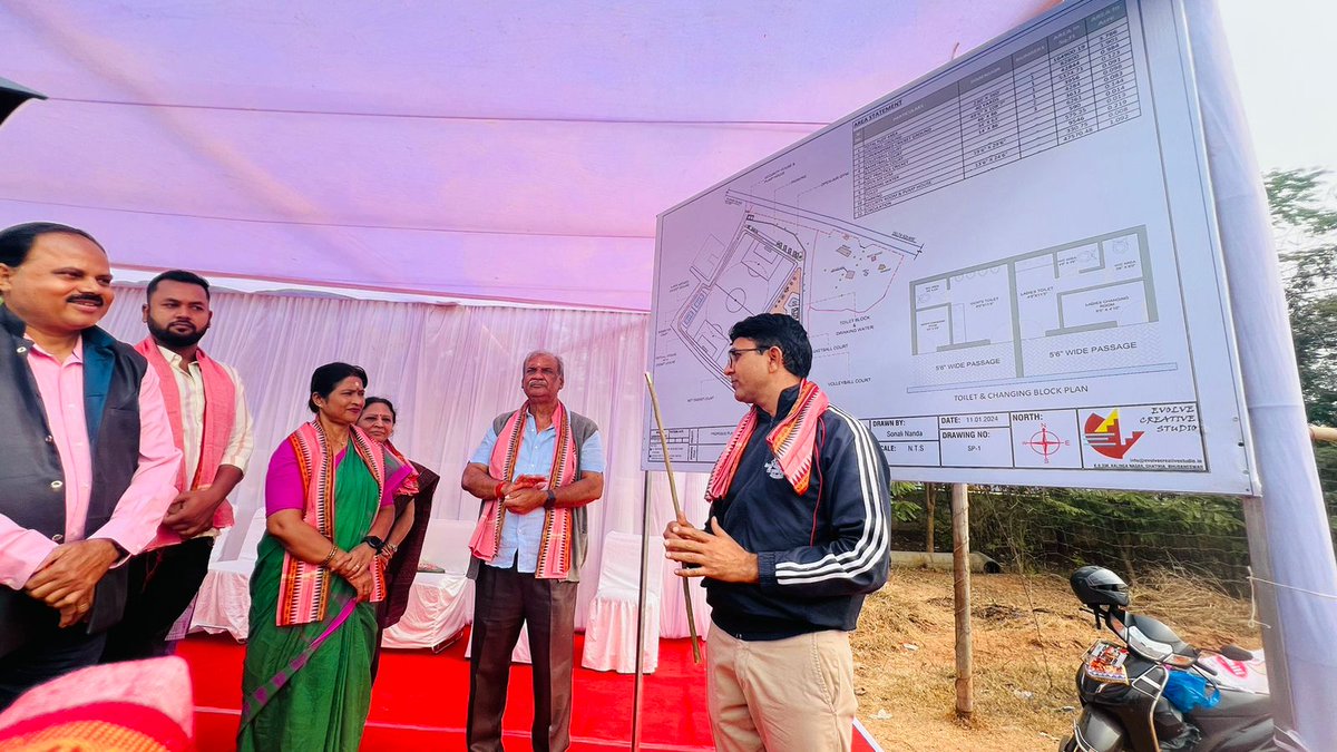 BDA_BBSR's tweet photo. The playground will feature provisions for cricket, basketball, and football. 2/2
#TeamBDA #Bhubaneswar #PlaygroundDevelopment #RajdhaniCollege #SportsFacilities https://t.co/Rx6FIuSOsZ