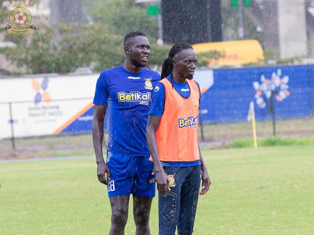 Toha Rashid and Tito okello at Kenya Police FC