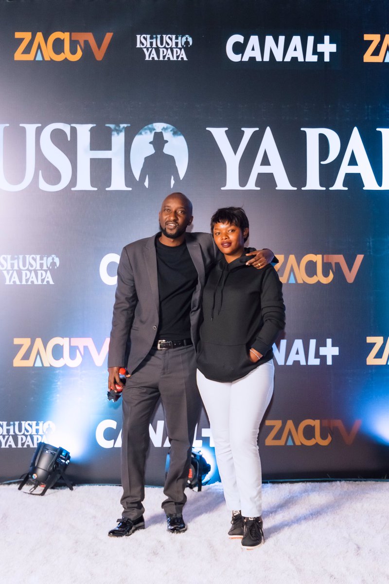 Mudacumurafisto's tweet photo. Thank you for the invitation @misagowilson @zacutvrwanda @canalplus  Congratulations for another milestone in the film industry, the premiere of “Ishusho ya Papa Series”. @RwFilmOffice #filminrwanda #filminafrica https://t.co/C47xwvHhKC