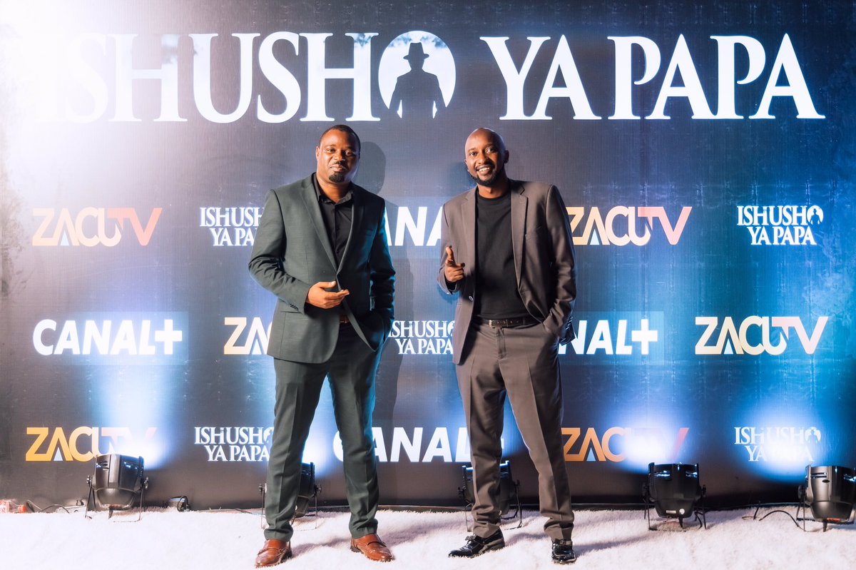 Mudacumurafisto's tweet photo. Thank you for the invitation @misagowilson @zacutvrwanda @canalplus  Congratulations for another milestone in the film industry, the premiere of “Ishusho ya Papa Series”. @RwFilmOffice #filminrwanda #filminafrica https://t.co/C47xwvHhKC