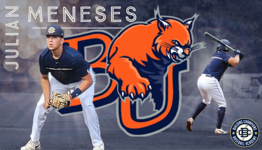 Congrats to <a href="/julian_kc23/">Julian Meneses</a> on his commitment to <a href="/BakerUBaseball/">Baker Baseball</a>. Not only does he show some pop at the plate, he also has big time stuff on the mound. Excellent student and an outstanding teammate. So happy for the Meneses family. @PBRMissouri <a href="/homefieldkc/">Homefield Kansas City</a> #BCboys #Committed