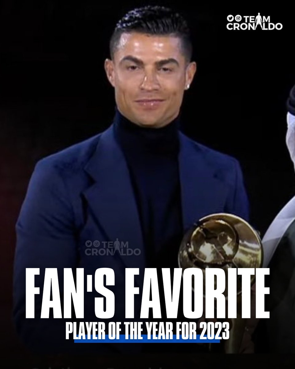 🚨 Cristiano Ronaldo received 5 million votes by fans. The face of football. 🐐