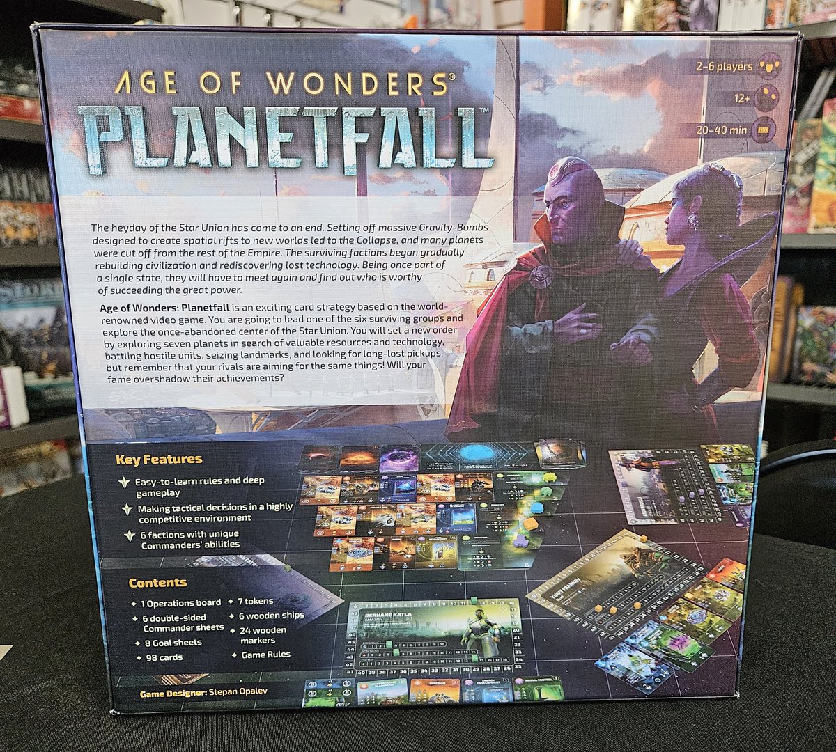 drewstees's tweet image. 🎲 Stop by Nick Nack's Full Frontal Attack in Hershey for a demo of Age of Wonders: Planetfall, running today until 3pm! 🎲  A new card drafting, set collection game from Arcane Wonders -- it's easy to learn and fast to play!

@ArcaneWonders
@NickNacksAttack 
@DexEnvoy