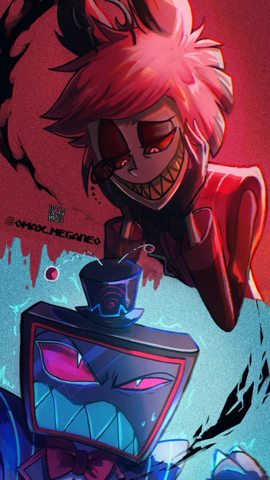 TV VS Radi #HazbinHotel #HazbinHotelFanart