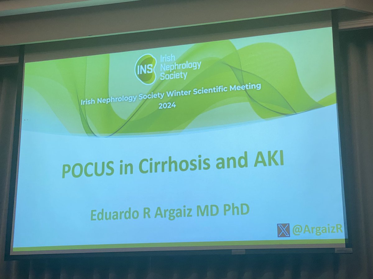 IrishNephSoc's tweet photo. POCUS in Cirrhosis and AKI

Dr Eduardo Argaiz

@ArgaizR 

#INS24 https://t.co/I4MWGj2f4G