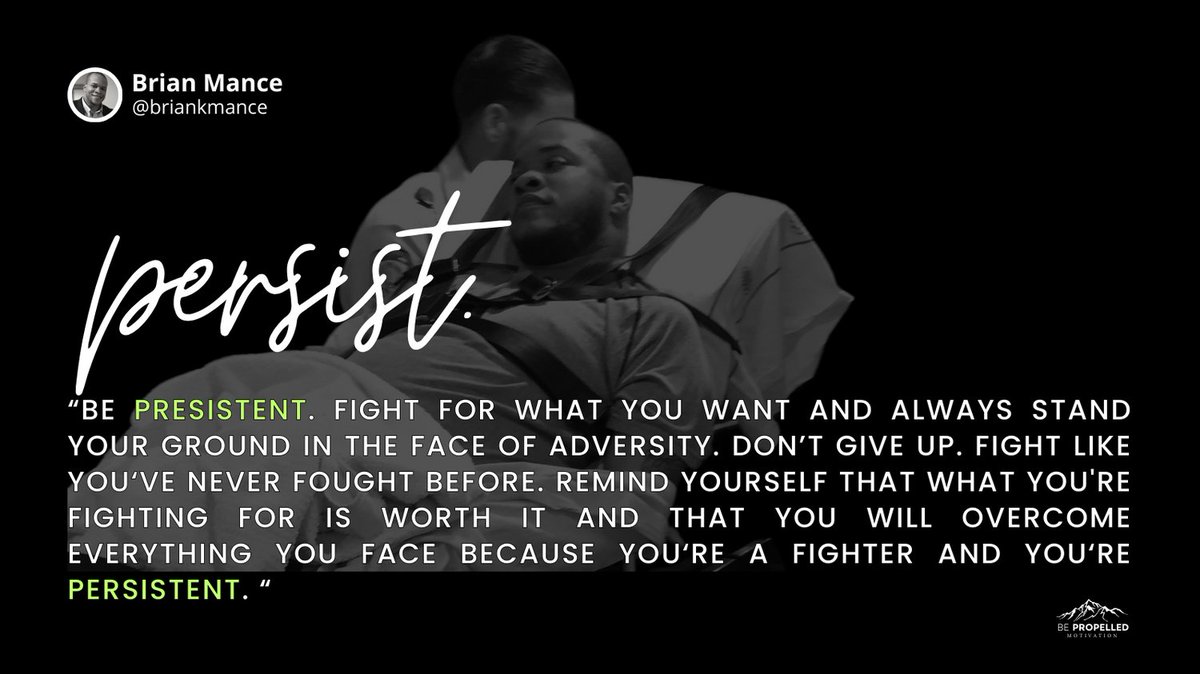 I’ve learned that whatever you do… KEEP MOVING FORWARD. You got to keep trusting that you will get there. It might take longer than you think, it might be harder than you expect but don't let that stop you. Keep going!!! #BePropelledMotivation #InspireElevateConquer #KeepGoing