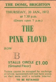 Another significant concert, this time in 1972 - but why?