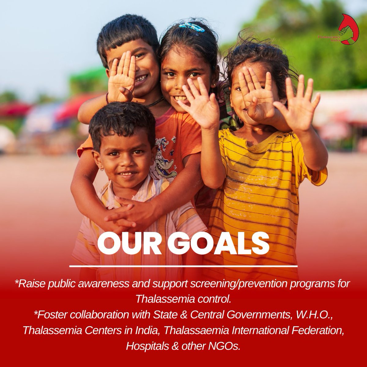 Empowering Lives, Transforming Futures: Our goal is to advocate for enhanced treatment facilities and resources for underprivileged Thalassemia patients. Join us in the fight against Thalassemia. #OurGoals #WhoWeAre #ourmission #thalassemia #thalassemiatreatment