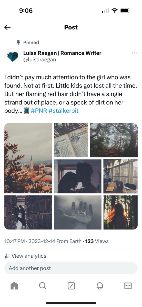 luisaraegan's tweet photo. Hi! #writersoftwitter 

I’m Luisa and I write urban fantasy and contemporary romance.

Currently #amquerying book one of my urban fantasy romance that takes place in Romania (no vampires though!) 😉 https://t.co/UcOK93lRz9