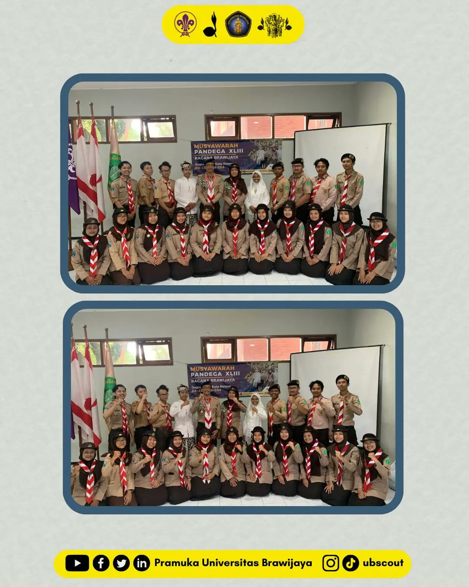 [ DOKUMENTASI KEGIATAN MUSDEGA XLIII TAHUN 2023 ]

Hello Genk!!!

MUSDEGA XLIII Racana Brawijaya Tahun 2023 telah dilaksanakan pada 22-28 Desember 2023. Kegiatan MUSDEGA XLIII merupakan forum tertinggi di Racana Brawijaya.
