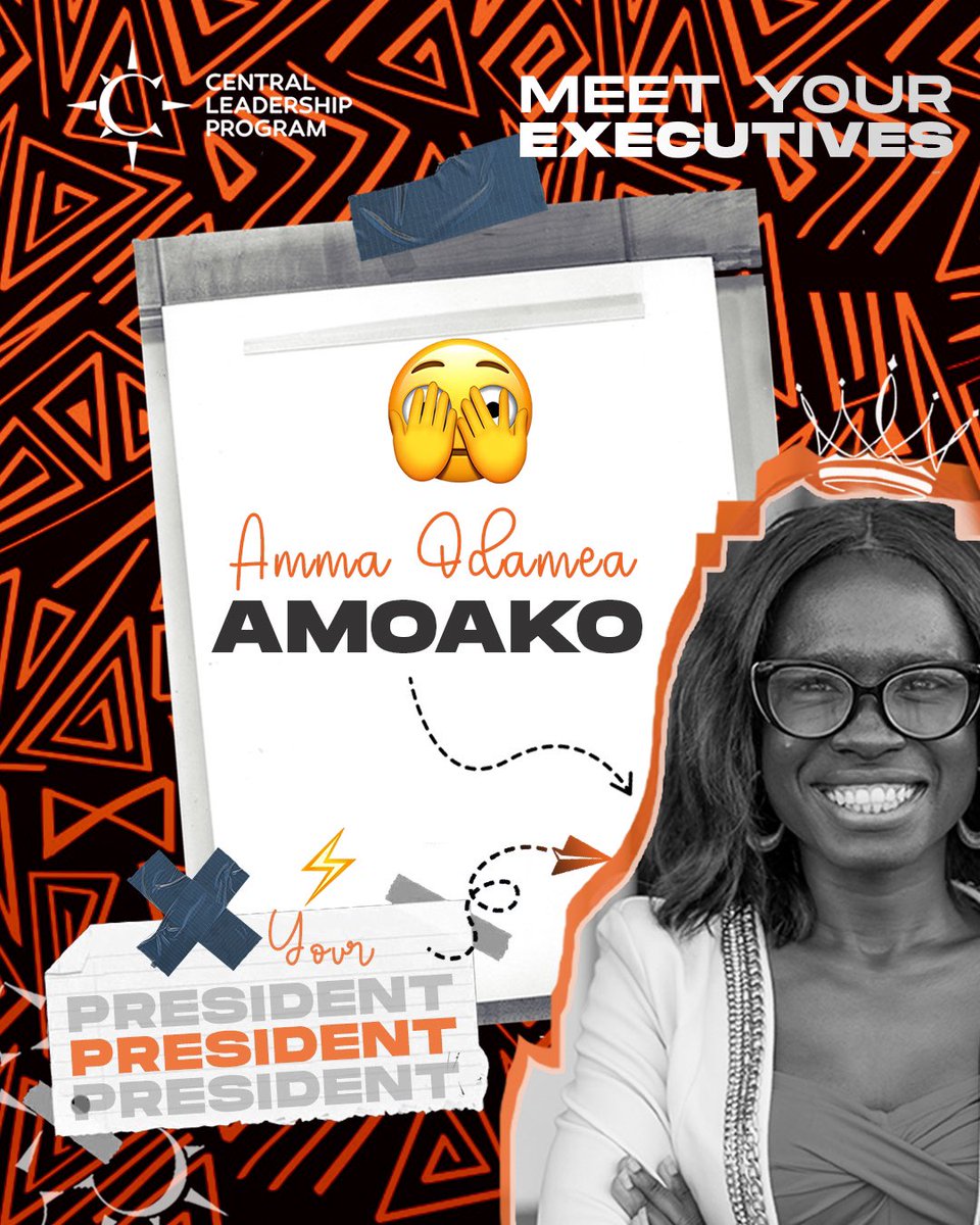 Ladies and gentlemen!

🚀Introducing a trailblazer! 
Your beloved digital marketing specialist.

The president of our alumni association!
<a href="/TheOdamea/">TheOdamea</a> 

Speak of tenacity and we’ll remind you of how she pursued pharmacy and then transitioned to study law. 

1/2