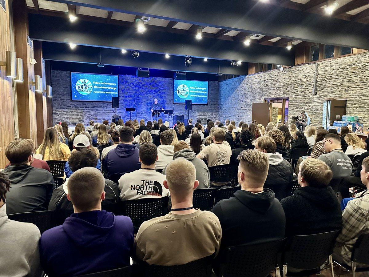 Last night we kicked off our KY FCA Winter Recharge retreat for some of our collegiate athletes!!! Full day ahead!!! Appreciate your prayers for this retreat!
