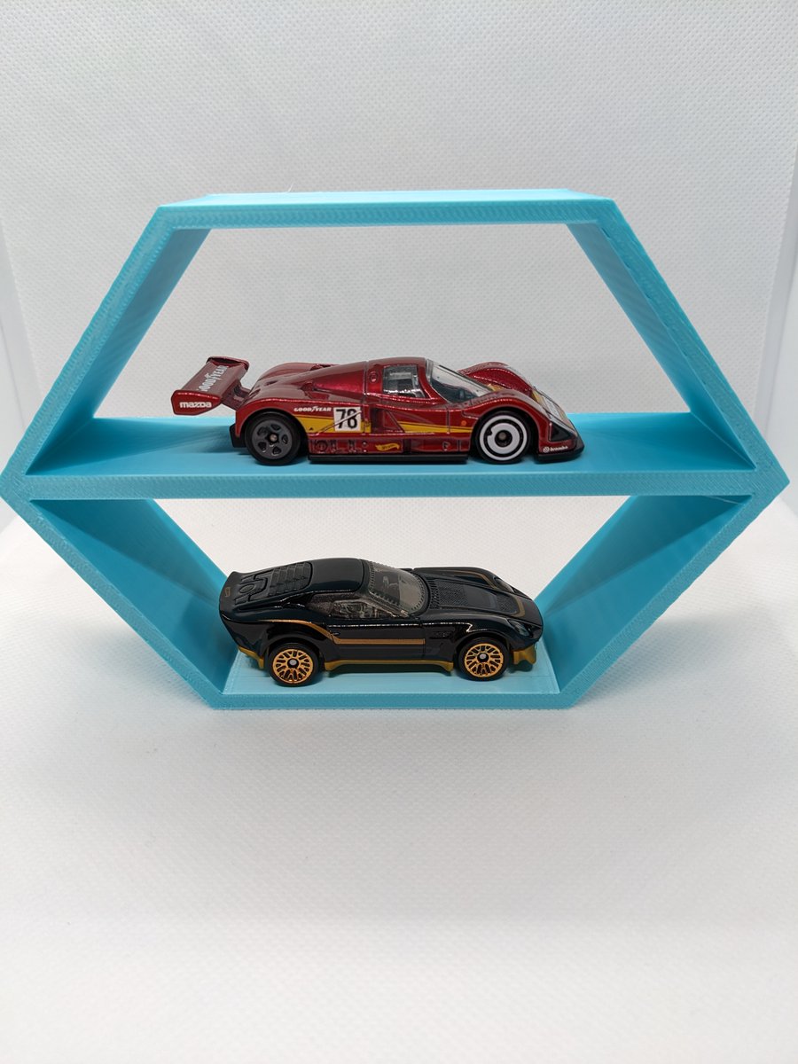Display your Hotwheels! Check out the new Micro Center community article 'Hot Wheels Hideaway: A Tinkercad Tutorial.' community.microcenter.com/discussion/142… Printed with Inland Silk Cyan Blue Filament #inlandfilament #microcenter #filament #tinkercad #hotwheels