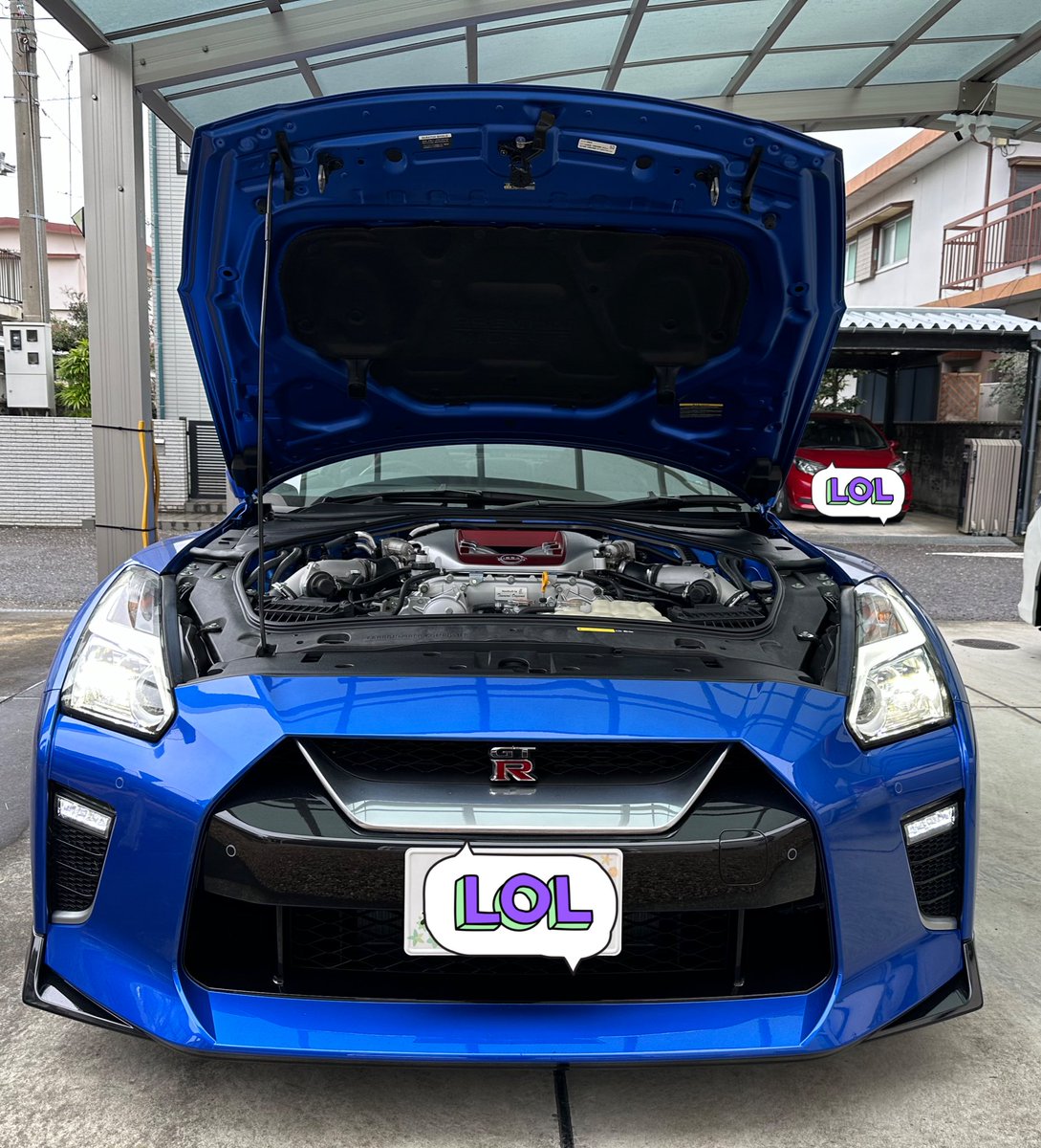 今日のGT-Rワンガンブルー

バッテリー上がりかけ笑