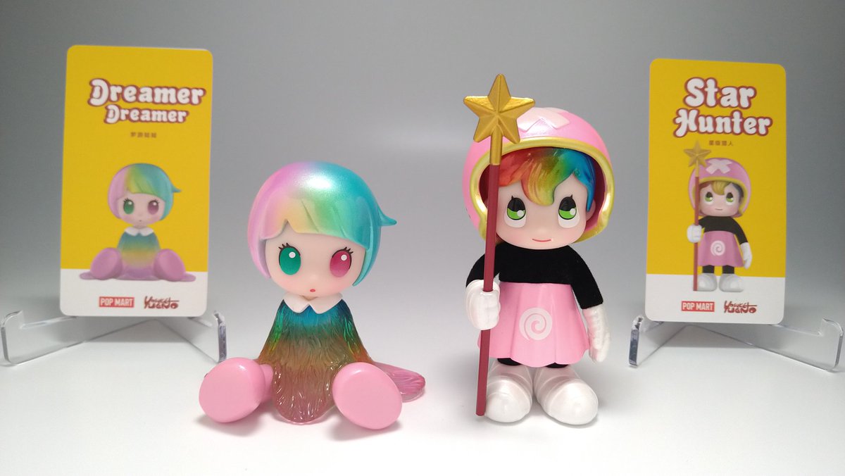 Toy_Mix_Photo's tweet image. #POPMART
#HAPICO
例えHIRONO Reshapeの在庫が復活していても！
私には先に摘まねばならぬシリーズがある!!
お願いお願い“Star Hunter”が欲しいんです
と、THE WONDERFUL WORLDを摘んだ私に“Star Hunter”が御降臨
“Dreamer Dreamer”もパステルカラーで綺麗