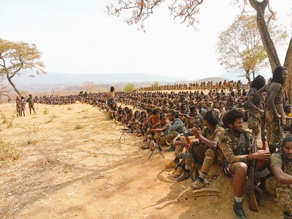 OWalaabuu77632's tweet photo. The indomitable Lions of the era.
Birgeedii "#Ibiddaa"
π₯ π₯ π₯ π₯ π₯
OLA's Fire Brigade
Victory for Yours & Your Comrades!
#OromoLiberationArmy
#OromoVoice https://t.co/yE2grhzKMg