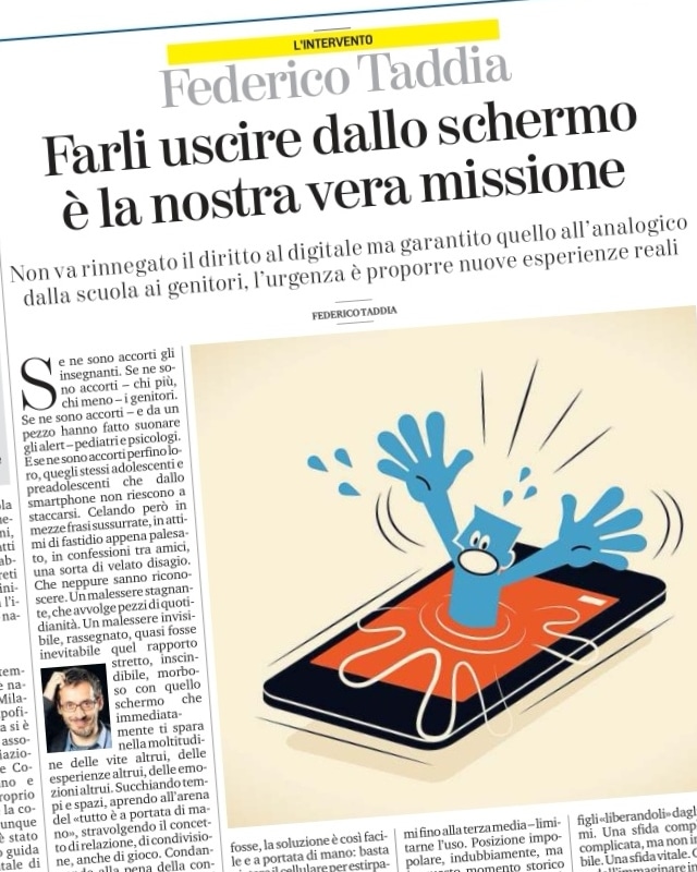 Garantire il diritto alll'analogico ma salvaguardare il diritto al digitale. Una mia riflessione su @LaStampa di oggi su smartphone, tempo liberato e nuove connessioni possibili.