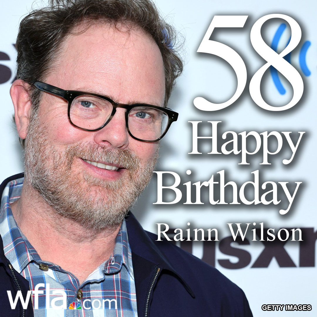 HAPPY BIRTHDAY, RAINN WILSON! The actor, best known for his role as Dwight Schrute on 'The Office,' is turning turning 58 today! bit.ly/4391VXz