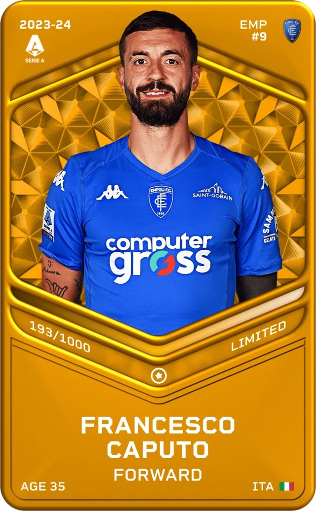 ProFantacalcio's tweet photo. #SorareRivals #Giveaway 🏆😎

⚽ Matches: #SerieA Matchday 21 🇮🇹

🏆 Prize: 1 Caputo Limited 🐐 

1️⃣ Follow me, Like &amp; Retweet this, drop your #Sorare username
2️⃣ 1 random person who beats me at least twice on @Sorare #Rivals will win 

Create your team: https://t.co/K7gbn0fo7U https://t.co/kvPHArSLsC