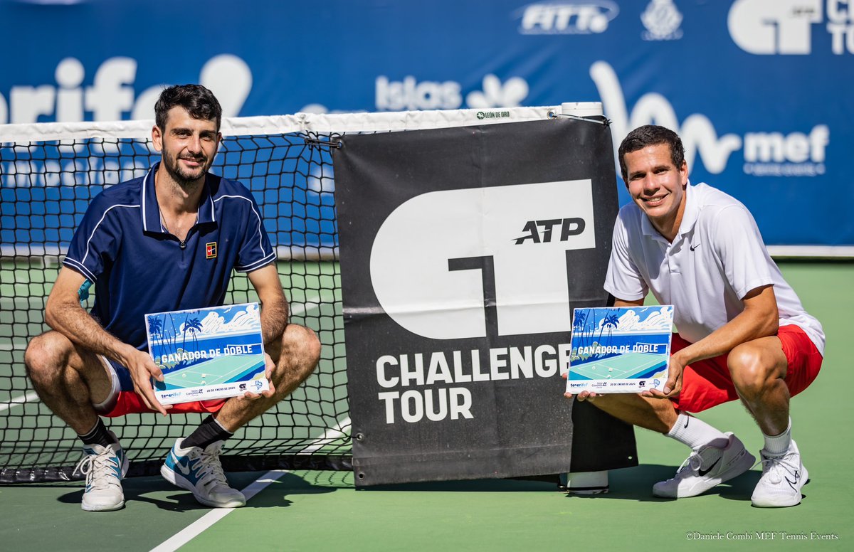 Campeones de dobles del Tenerife Challenger 1 👏

📸 <a href="/Daniele_Combi85/">SportPhotography.it</a> 

#tennis #Tenerife #VisitTenerife #DespiertaEmociones #IslasCanarias