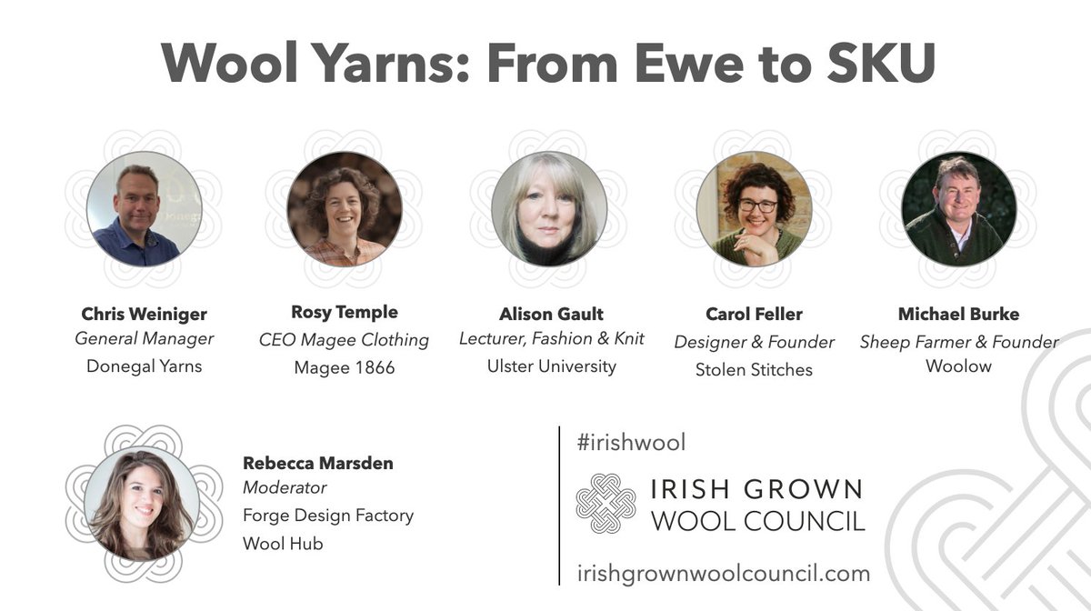 Our curated wool panel series of talks at <a href="/showcaseireland/">Showcase Ireland</a> continues on Mon 22nd Jan @ RDS, with speakers across Fashion &amp; Interiors on the potential for Irish grown wool. Monday's talk <a href="/12pm/">nour zohbi</a> "Wool Yarns; From Ewe to SKU". Full line up here: bit.ly/igwcsc24  #irishwool