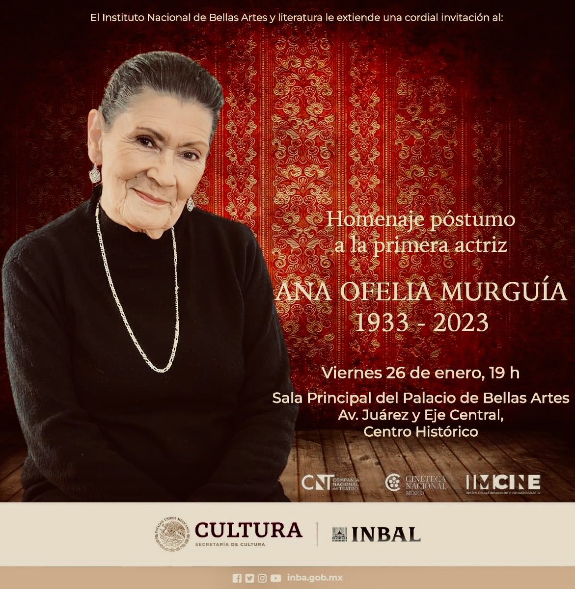 rabago1948's tweet photo. INVITACIÓN PARA AMIGOS Y PÚBLICO EN GENERAL AL HOMENAJE EN MEMORIA DE ANA OFELIA MURGUÍA https://t.co/RV9akGLzBp