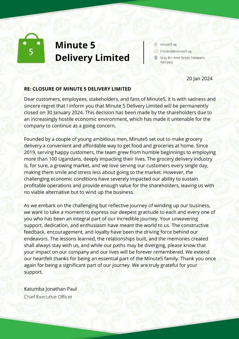 FINAL NOTICE !!!!!
We shall miss you very much.