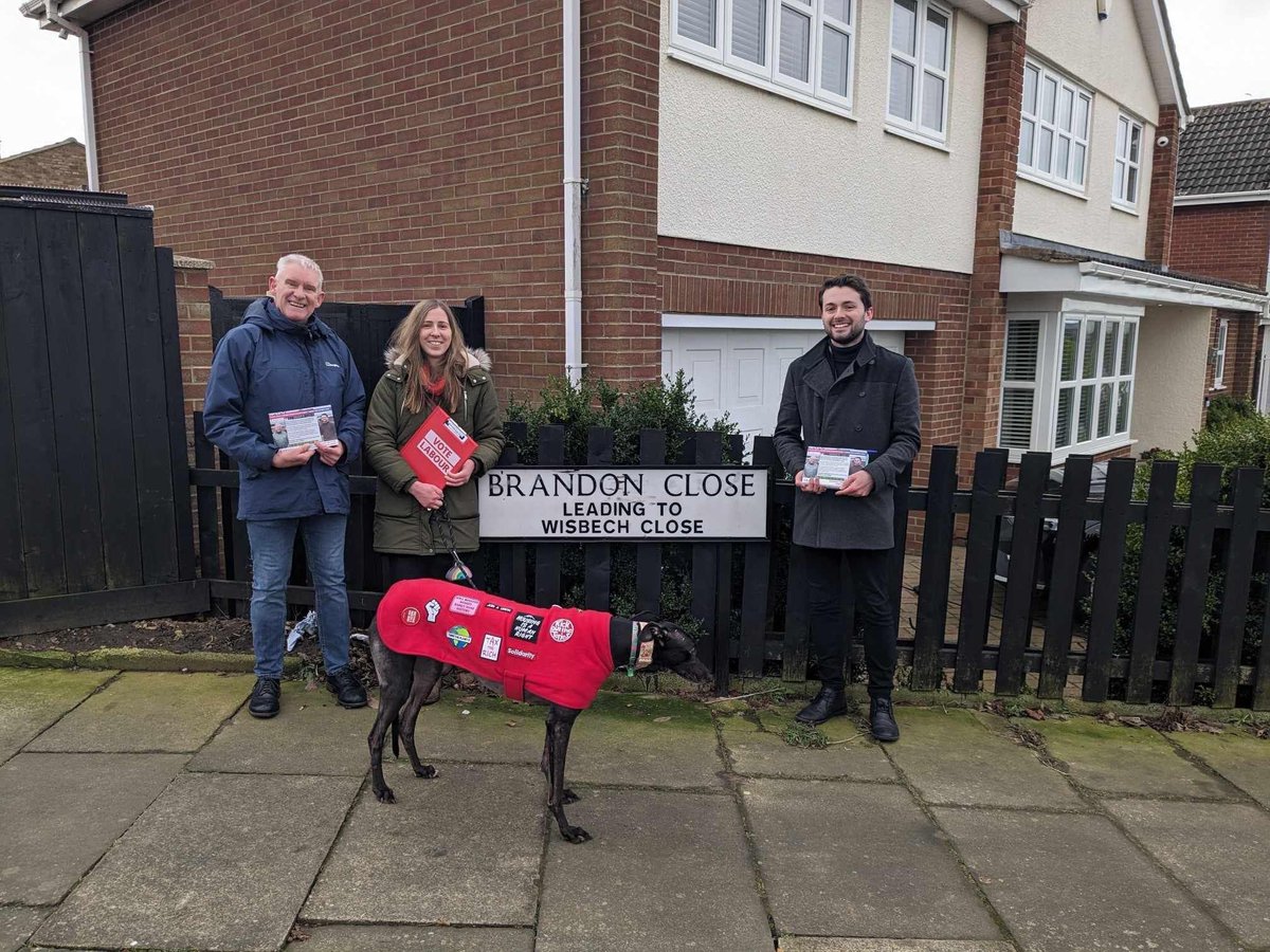 Labour teams out across Hartlepool this morning. Incredibly positive on the doors with voters in every part of the town saying the exact same thing… we need change!!!