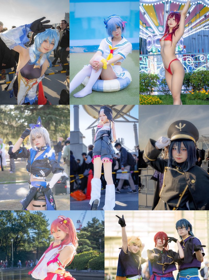 Take__Camera's tweet photo. 初めてのタグ！

名古屋拠点の駆け出しコスカメです
2023年の作品をまとめてみました

今年はa!鶴舞から活動始めます
イベント増やしたいし個撮もやりたい
よろしくお願いします！

#駆け出しカメコ
#カメラ初心者 
#レイヤーさんと繫がりたい 
#カメラマンさんと繫がりたい https://t.co/2sRgkq6xXA